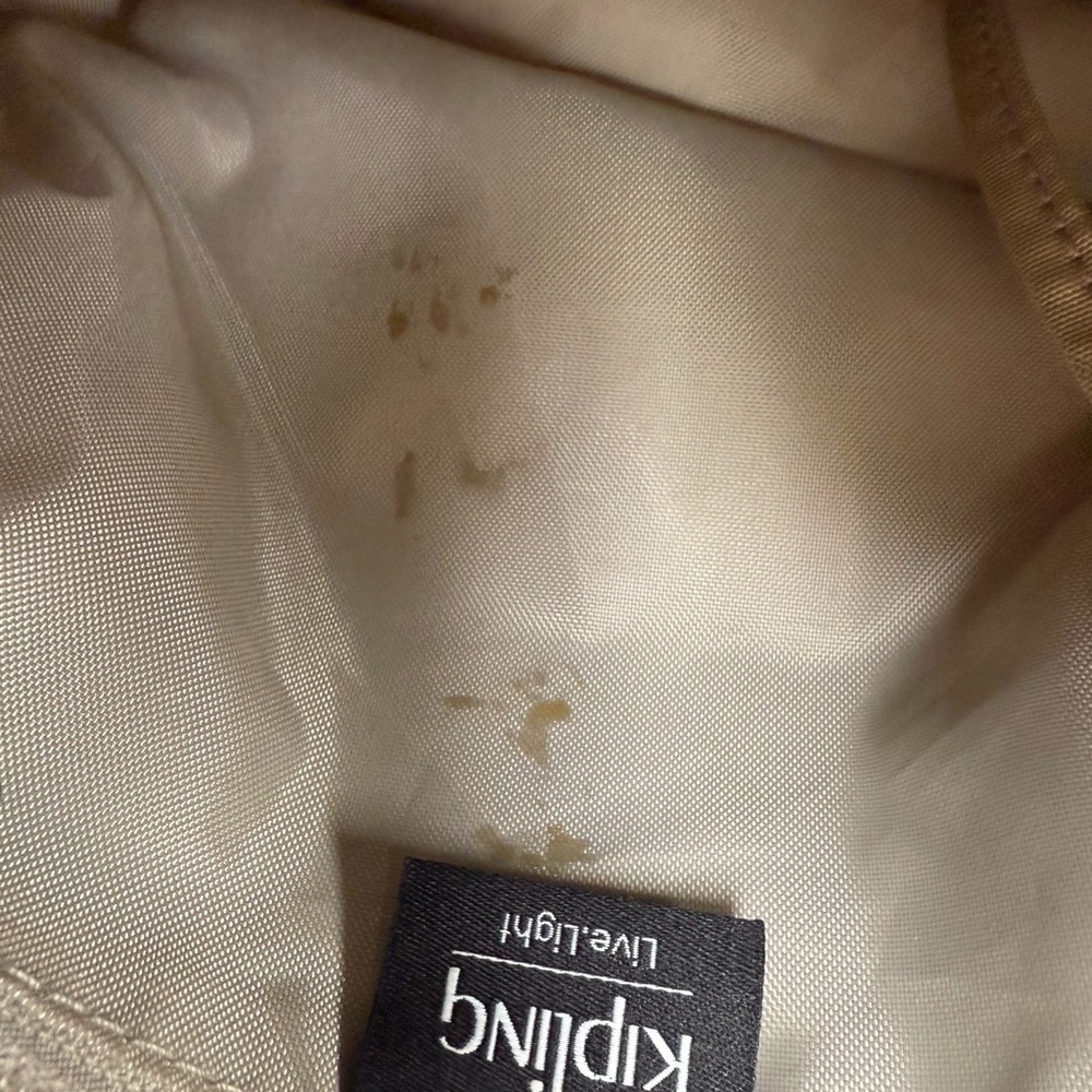 Kipling Gold Backpack With Utilitarian Design - image 3